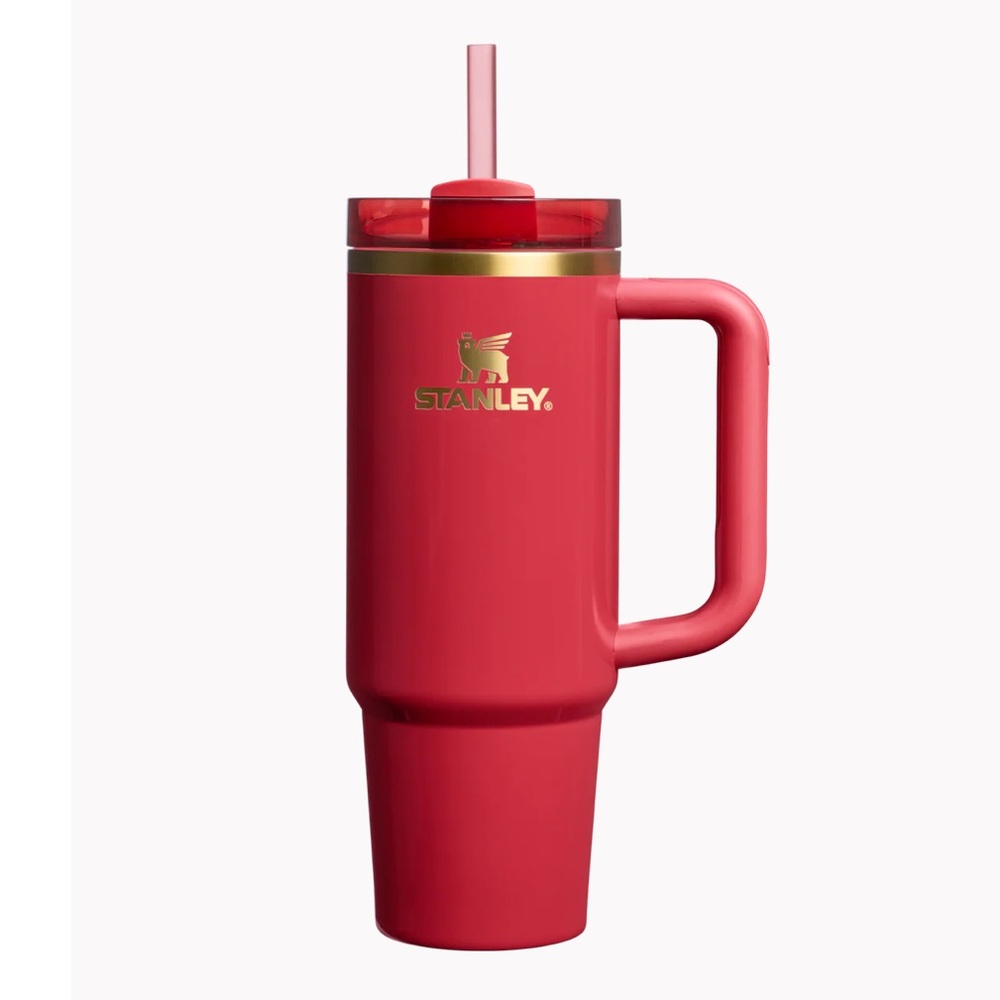 Stanley Flowstate Red Quencher Tumbler 30oz
